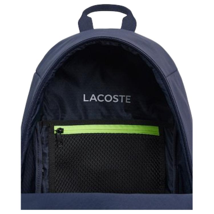 Lacoste Универсальный Практичный Модный Трендовый Нейлоновый Рюкзак Унисекс Рюкзак Синий NH5301GX