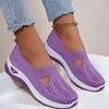 Fashion 2025Breathable Mesh Flats Shoes for Women Comfortable Slip On Casual Shoes Woman Lightweight Soft Bottom Loafers Plus Size 43
