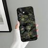 Мягкий чехол-бампер с камуфляжным рисунком для iPhone 11 15 Plus 17 16 Pro Max 12 SE 13 Mini 14 17Air X XS XR 7 8