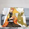 Покрывало-одеяло Kimetsu No Yaiba Синобу Кочо Флисовое плед Летнее украшение для кондиционера Ультрамягкое теплое покрывало