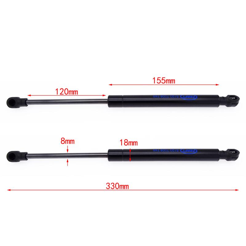 1 пара для BMW E60 E61 520i 525i 528i 530i 540i 51237008745 автомобильные стойки подъема капота двигателя, кронштейн газовой пружины