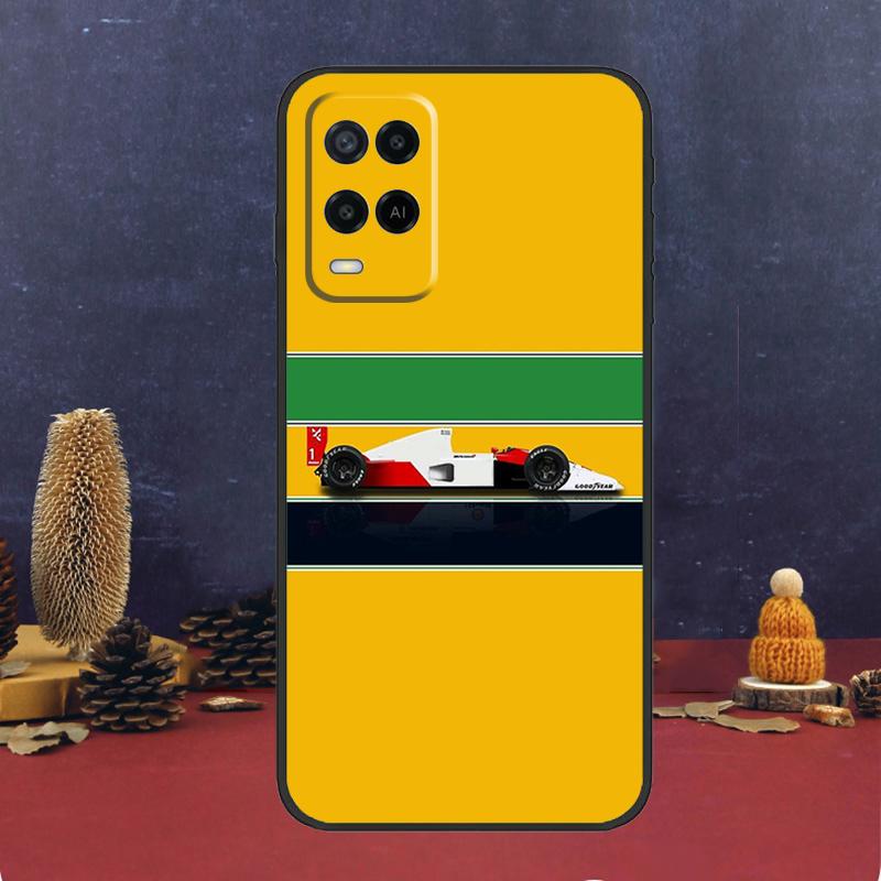 Айртон Сенна F1 для OPPO A54S A74 A94 A58 A78 A98 A16 A76 A96 A15 A17 A77 A5 A9 A52 A72 A79 A53S A57S чехол
