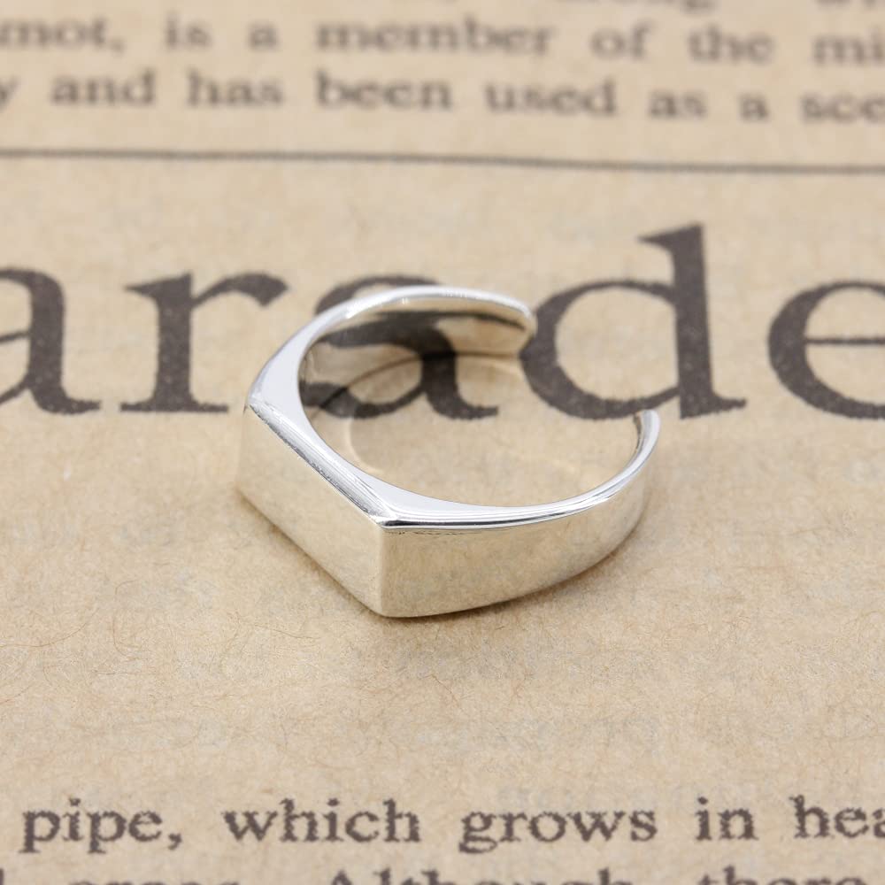 SANT BOLEN Toe Ring, 925 Sterling Silver, Adjustable Size, Simple Design, for Men and Women