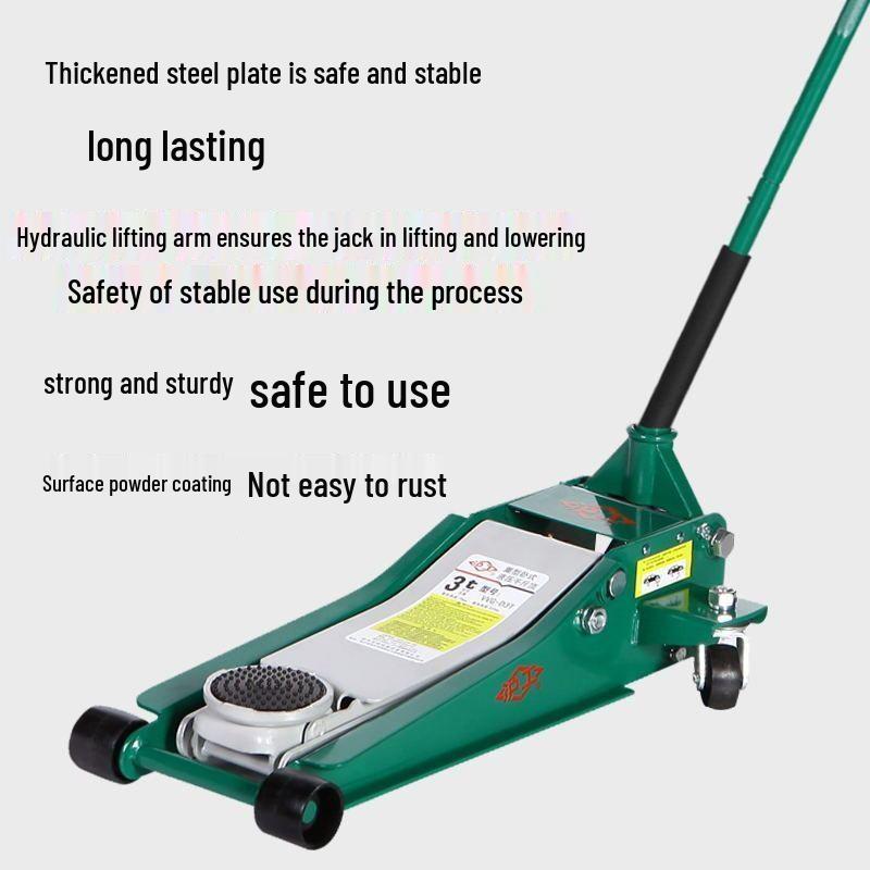 Гидравлический домкрат для автомобилей и внедорожников (Грузоподъемность 35 тонн) - Идеально для смены шин, Цельное изделие, Бесплатная доставка