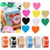Party Supplies Gift Packaging Stationery Scrapbooking Love Heart Shaped Sticker Seal Labels