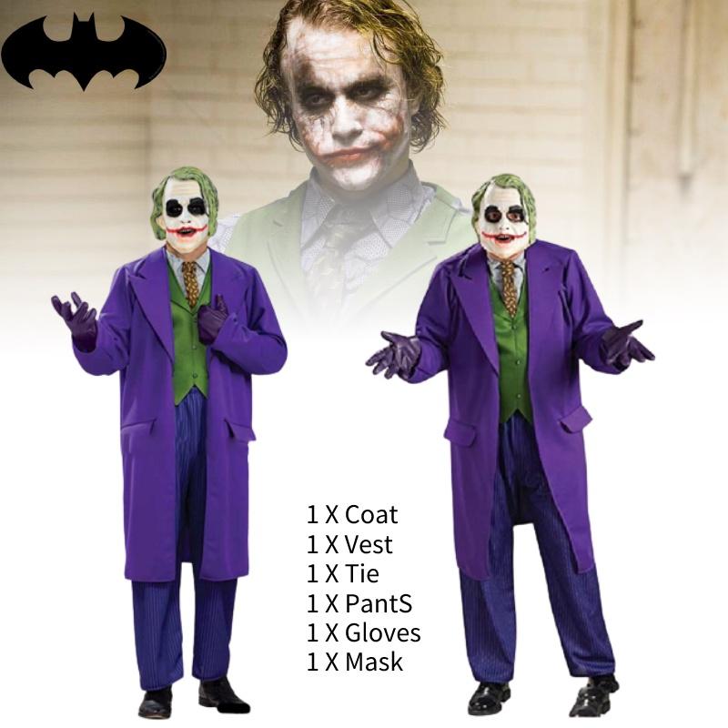 Popular Joker Cosplay Costume For Halloween And Anime Conventions