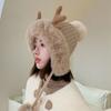 Beanie Hat Antlers Hat Skull Cap Winter Plush Hat Leisure Knit Beanie  Children