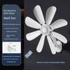 No-Drill Wall-Mounted Fan for Kitchen, Bathroom, Dormitory, Bedroom, Small Mini Fan, Silent