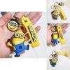Очаровательный брелок Миньоны Милый силиконовый брелок для ключей от машины ПВХ подарок для детей женщин мужчин