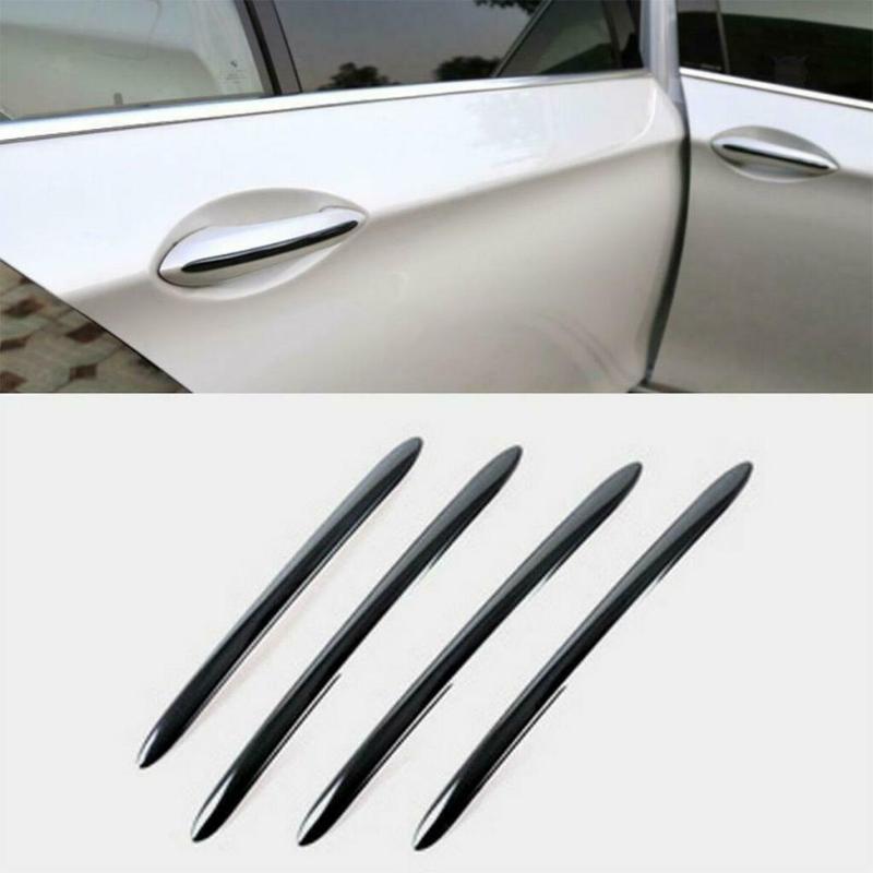 4 шт./комплект Черная нержавеющая сталь Полоса Декоративная накладка на ручку двери автомобиля Для BMW 5 серии F10 F18 F11 2011-2021 Автомобильные аксессуары для экстерьера