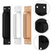Door Handle Aluminum Alloy Door Handle Window Cabinet Balcony Sliding Door Pulls Punch-free Pulls Closet Furniture Hardware
