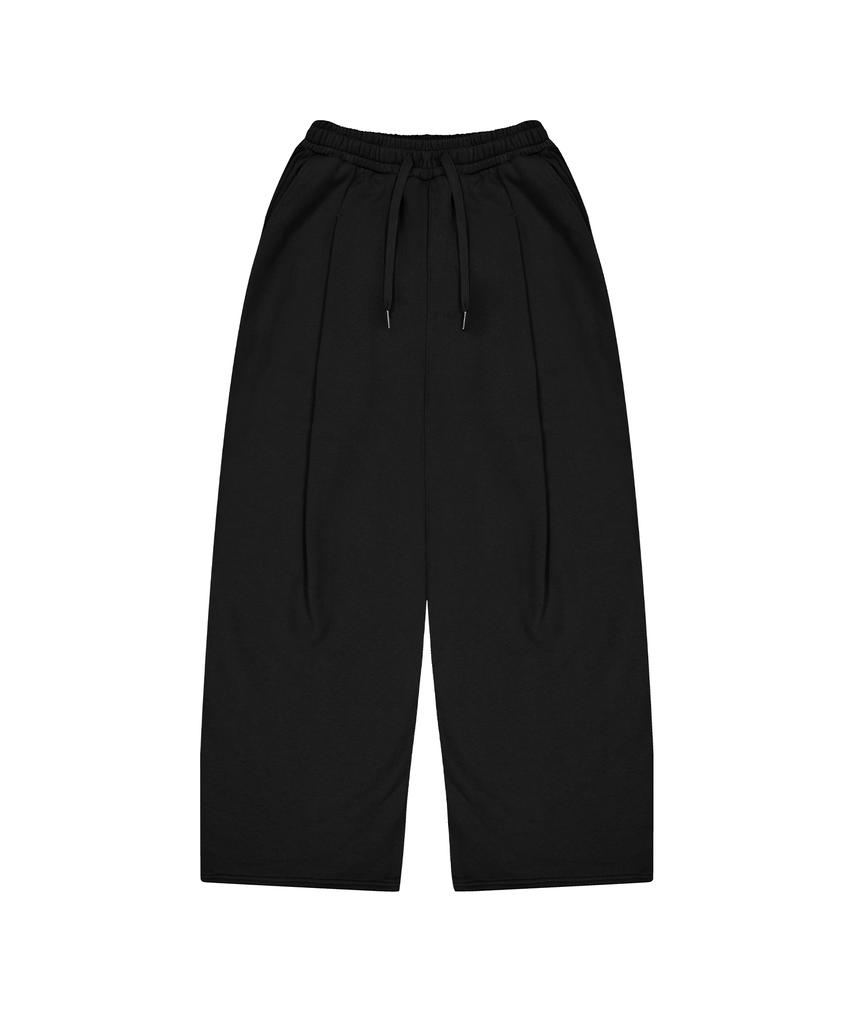STANDARDERROR [All Seasons Or Fleece-Lined] 87-Stan273 Multi-Tuck Wide Loose Fit Sweatpants (4 Colors)