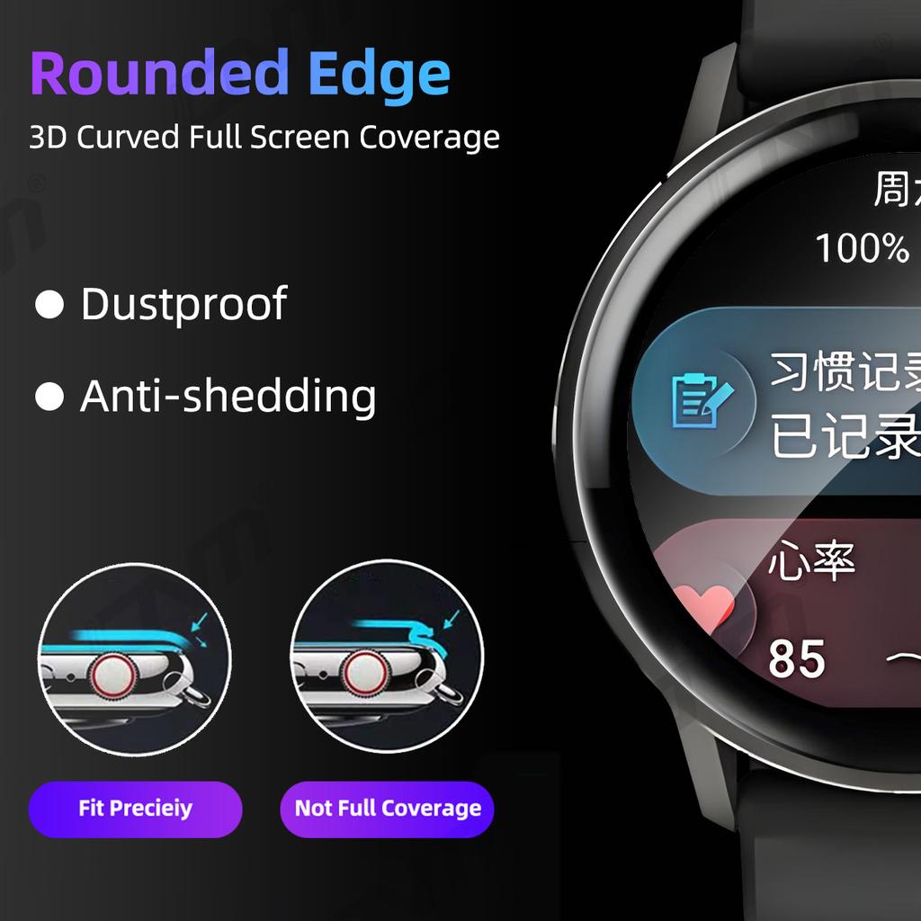 Защитная 3D-пленка для Garmin Venu 4 45 мм 41 мм, Защитное стекло для экрана, Полное покрытие, Защита от царапин для аксессуаров Venu4 (Не стекло)