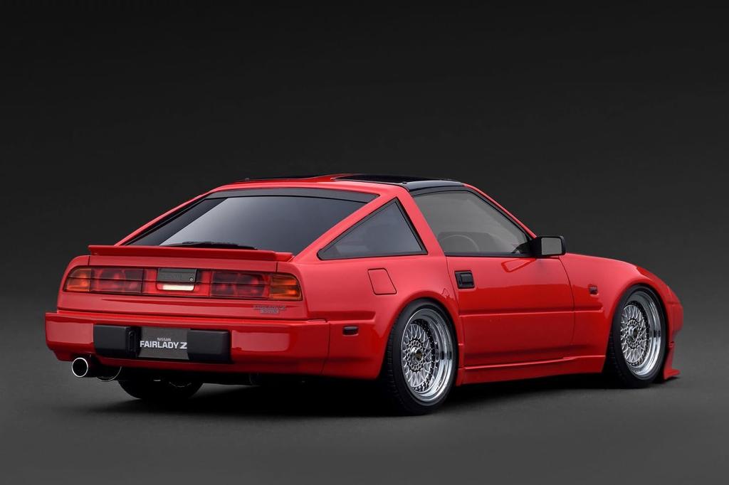 Модель зажигания NISSAN Fairlady Z 300ZR Красная Готовая Модель IG3897 TK.Company 1/18 2-местная (Z31)