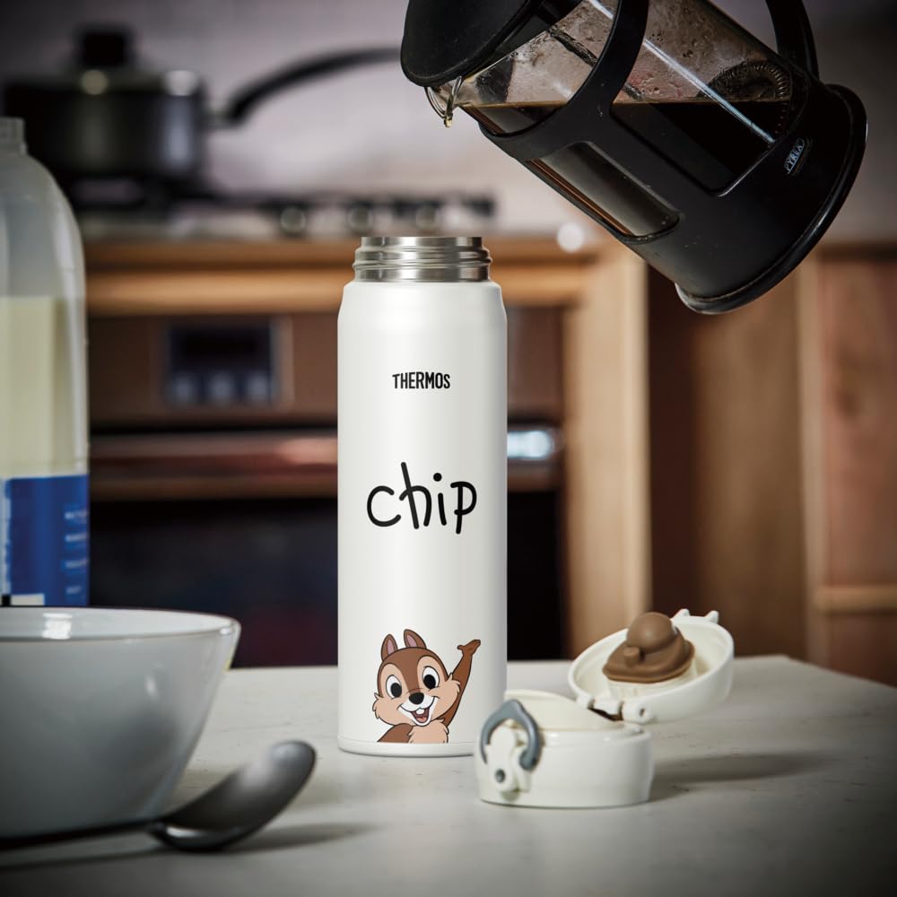 Thermos Vacuum Insulated Portable Mug 500ml Chip Lightweight Keeps Drinks Hot or Cold CHI Type, JNL-506DS