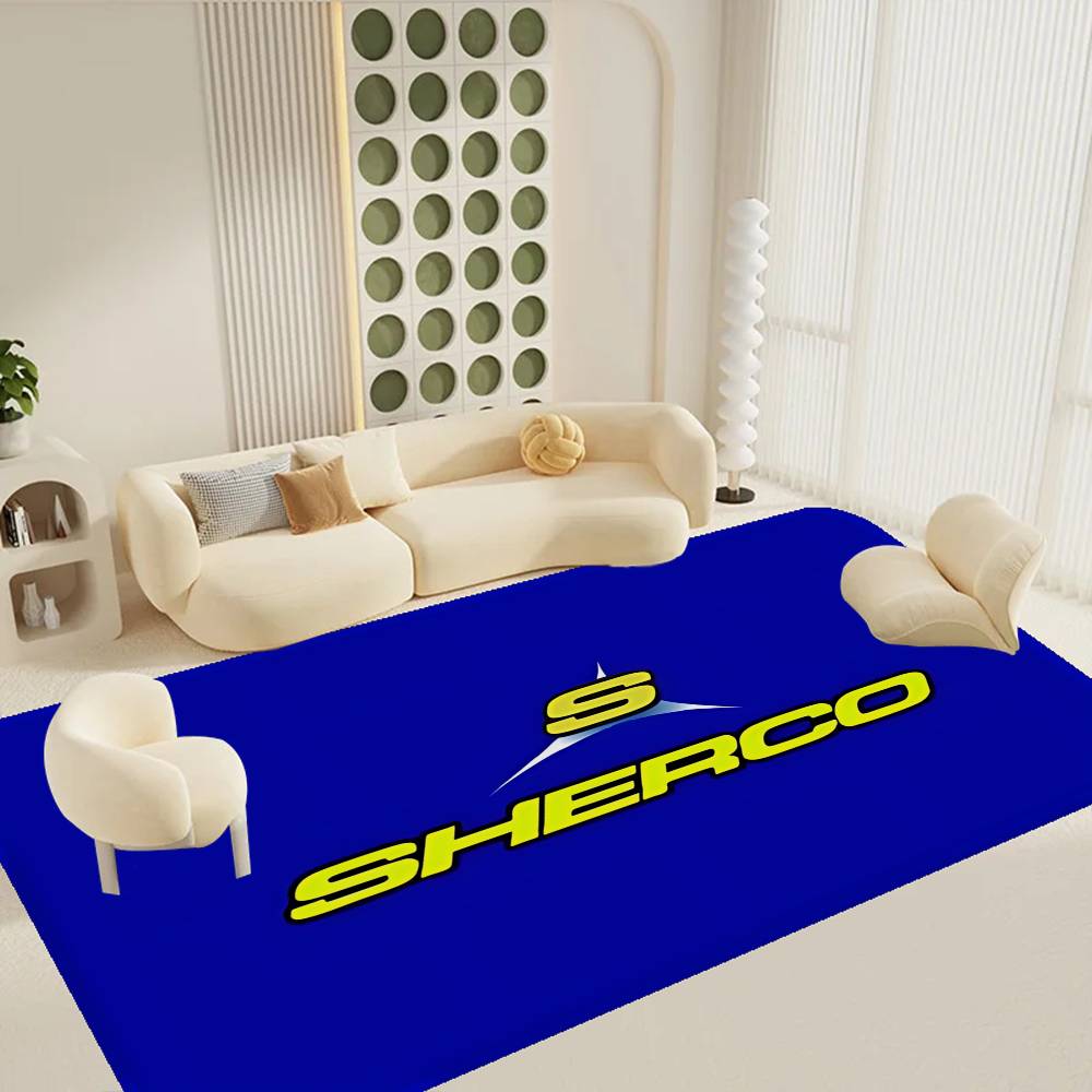 S-Sherco ЛОГОТИП Коврики для комнаты Противоскользящие Впитывающие воду Длинная полоса Подушка Коврик для спальни Домашние ковры