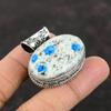 K2 Jasper Pendant Natural Gemstone Pendant 925 Sterling Pendant Handmade Decent Jewelry Vintage Pendant Valentine's Day Gift Healing Stone