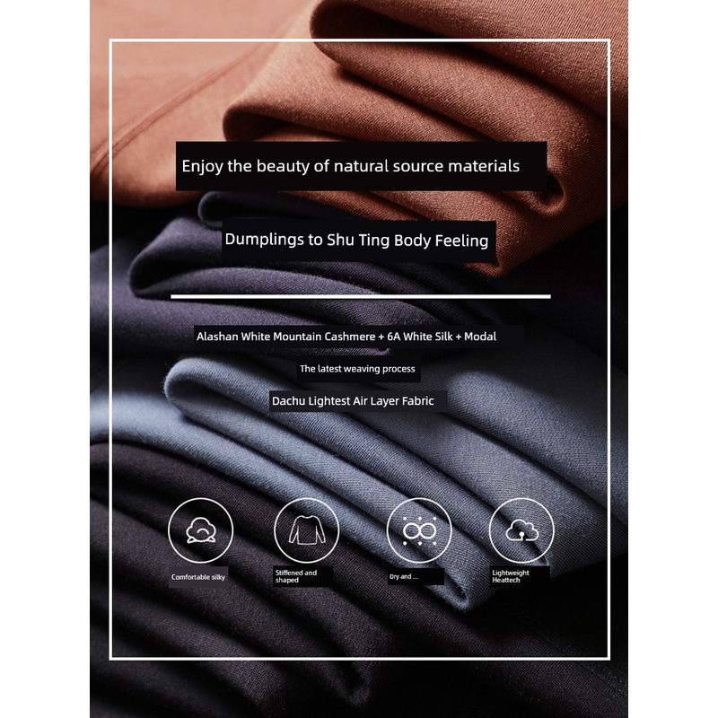 American Stand Collar Cashmere Bottoming Shirt Cattle Goods Coat Sweatshirt
