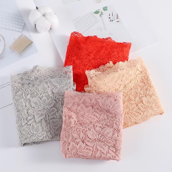 Women Underpants High Waist Solid Color Quick-drying Slim Anti-shrink Shaping Lace Tight Waist Tummy Control Women