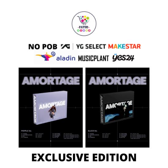 Select POB EXCLUSIVE EDITION BLACKPINK JISOO Mini Album AMORTAGE