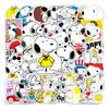 Snoopy Sticker Set Waterproof Snoopy Sticker Pack Branded Stickers for and More (50 Stickers) - - Suitcases, Cars, Motorcycles, Helmets, Skateboards,