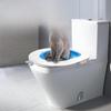 Cat Toilet Trainer & Mat - Secure Litter Tray Holder for Easy Bathroom Training