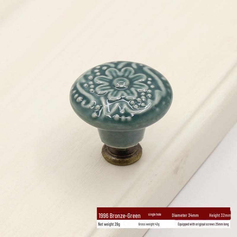 Круглая ручка из цинкового сплава для шкафа для кухни и мебели