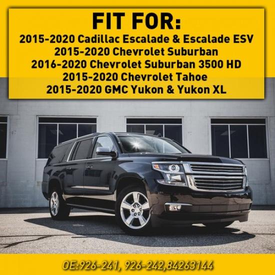 RH LH Аппликация двери стойки B для отделки Chevy Tahoe GMC Yukon Suburban 2015-