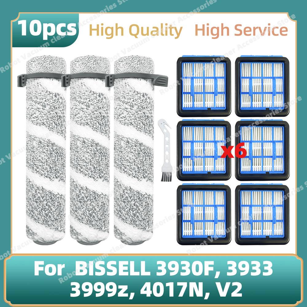 Совместимость для ( BISSELL 3930F, 3933, 3999Z, 4017N, V2 ) Запчасти для Crosswave Omniforce Edge Моющий пылесос Роликовая щетка Фильтр