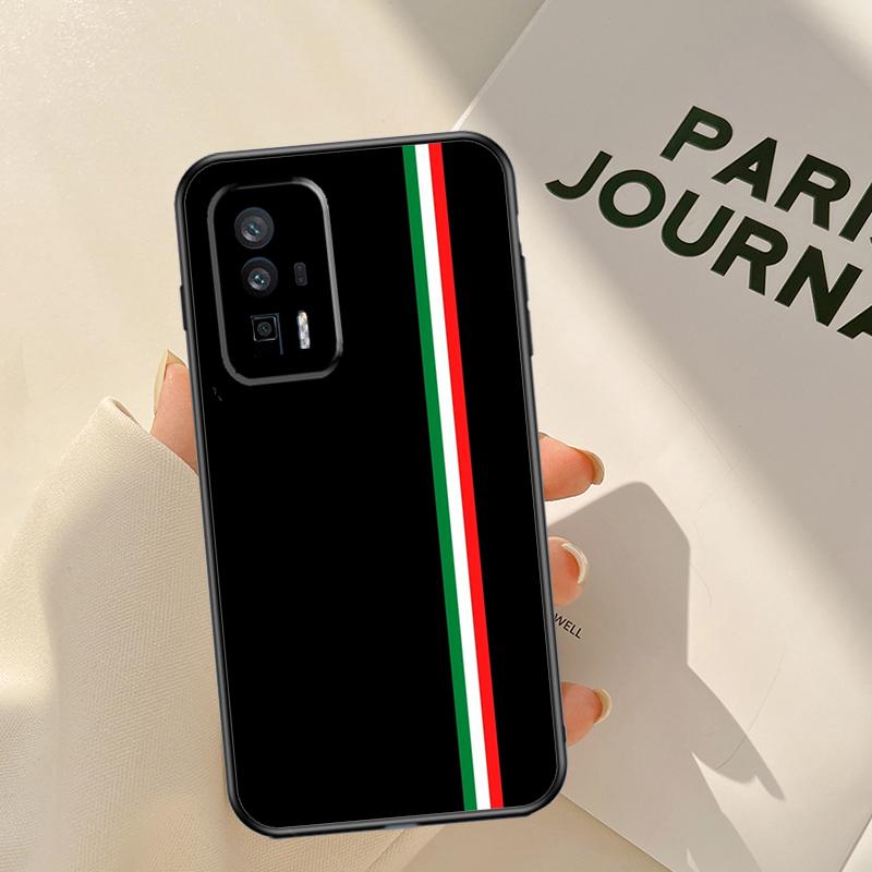 Чехол Флаг Италии для Xiaomi 15 14 Ultra 13T 14T 15T Pro 17 Pro Max POCO X7 Pro X3 X5 X6 F5 F6 F7 F8 Чехол