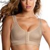 Front Buckle Sports Vest No Underwire Adjustable Bra Running Yoga Exercise Breathable Comfortable Underwear