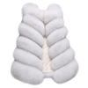 Womens Ladies Sleeveless  Color Waistcoat Solid Winter Loose Vest Coat