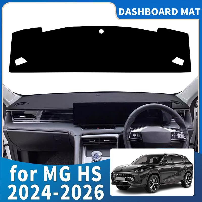 Подходит для MG HS EHS 2024 2025 2026 Автоаксессуары Коврик на панель Приборная панель Покрытие Коврик DashMat Солнцезащитный коврик Защитный ковер Кожа