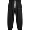 Баскетбольная серия Li Ning Bad Five однотонные трикотажные спортивные брюки с манжетами и завязками, мужские низы, черные AKLU469-3