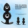 Silicone Anal Beads Butt Plug Built in Ball Prostate Massage Masturbation Sex Toys for Women Men Gay Couples Adult Games