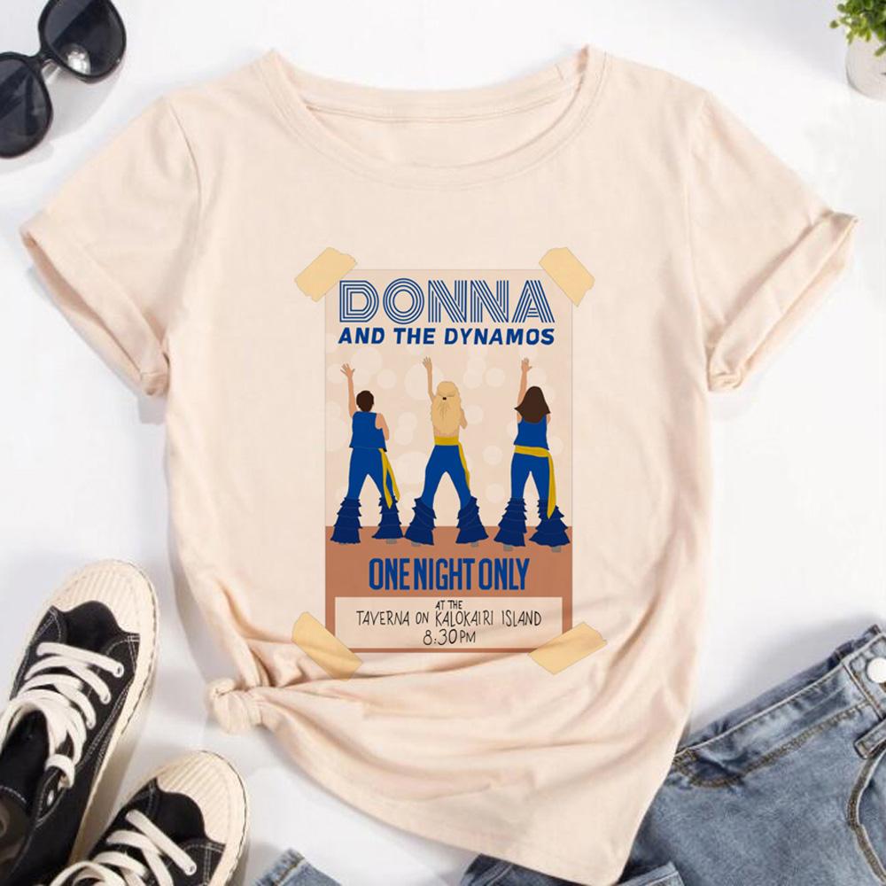 Футболка Mamma Mia Женская уличная одежда графическая аниме футболка женская харадзюку y2k Японская одежда