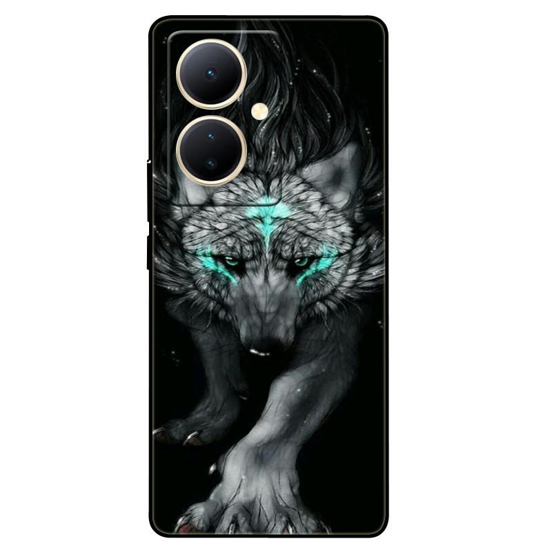 Чехол для Vivo V29 Lite 5G Глобальный ТПУ Силикон Волк Львы Чехол для телефона Для VIVO V29 LITE 6.78 Funda на V29Lite Кошка Животные Чехлы