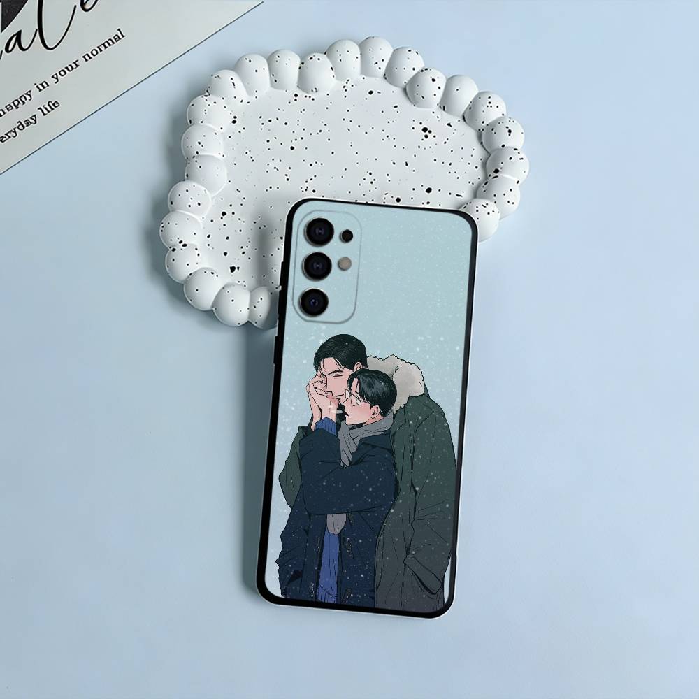 C-Captivated- By -You BL Phone Case For Samsung S25,S24,S21,S22,S23,S30,Ultra,S20,Plus,Fe,Lite,Black Soft Silicone