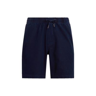 Polo SS23 Однотонные повседневные шорты с кулиской и прямыми штанинами для мужчин, темно-синие, MNPOSHO14G20343-410