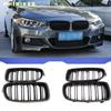 Пара передних решеток радиатора "почки" Глянцевые черные для BMW F30 F31 F35 320i 328i 335i 2012 2013 2014 2015 2016 2017 Автомобильные гоночные решетки