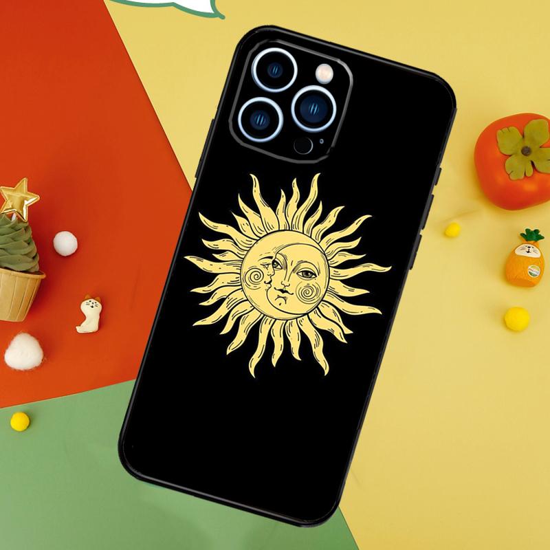 Чехол для телефона «Солнце Луна Знаки Зодиака Небесные» для iPhone 17 Pro Max 16 15 14 12 11 13 Pro Max Plus 12 13 Mini 16e 17 Air Cover