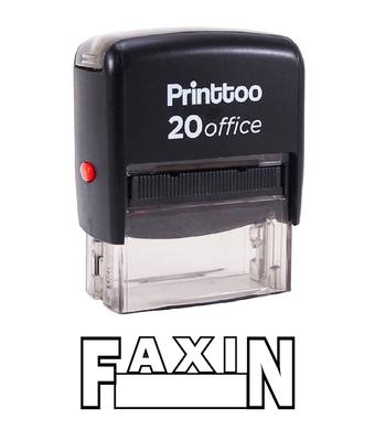 Printtoo FAX IN Self Inking Rubber Stamp Office Stationary Custom
