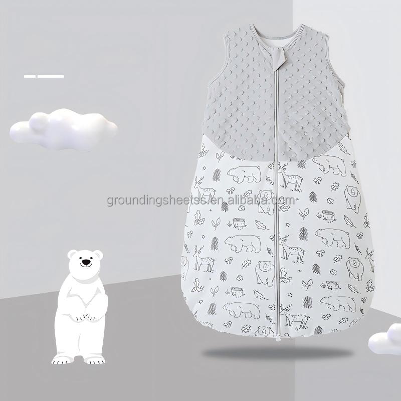 CPC Spring Autumn Baby Sleeping Bag Cotton Infant Wearable Blanket Anti Startle Newborn Sleep Sack