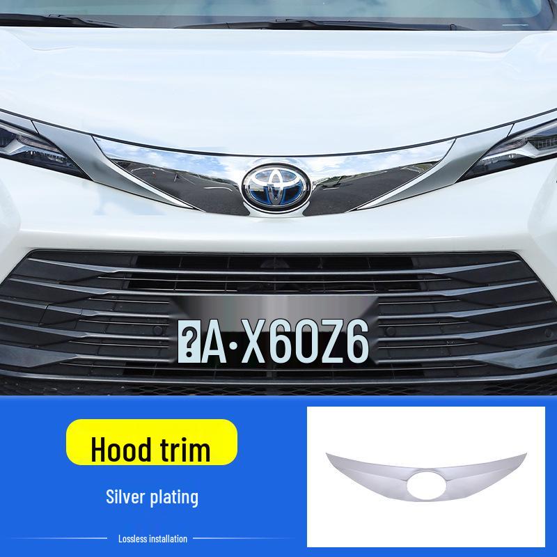 Декоративная накладка на капот Sienna для Toyota Sienna 2021-2026