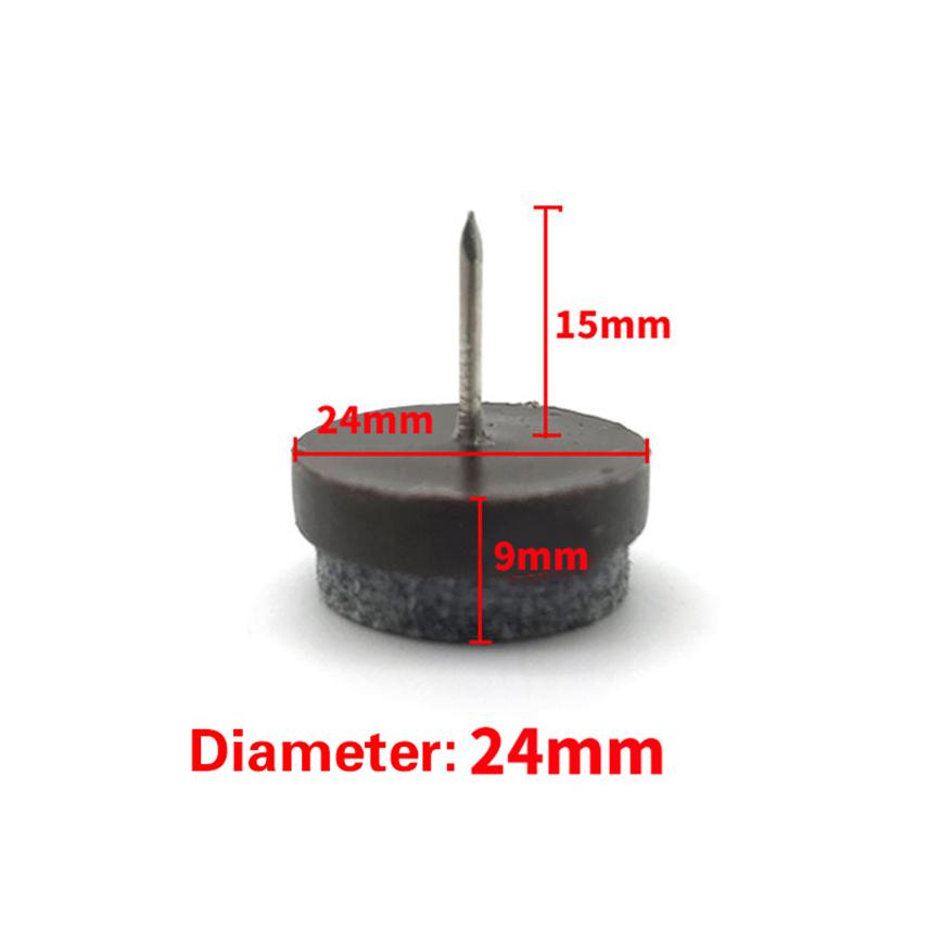 30 шт. Войлочные накладки для ногтей Противоскользящие Ножки для мебели Стола Защитные накладки для ножек мебели Защита деревянного пола Стопоры для стульев Войлочные накладки