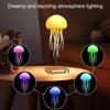 Intelligent Voice Controlled Jellyfish Lamp, Ambient Light, Night Light, Agile Touch Foot, Dazzling Color, Gradually Changing Color