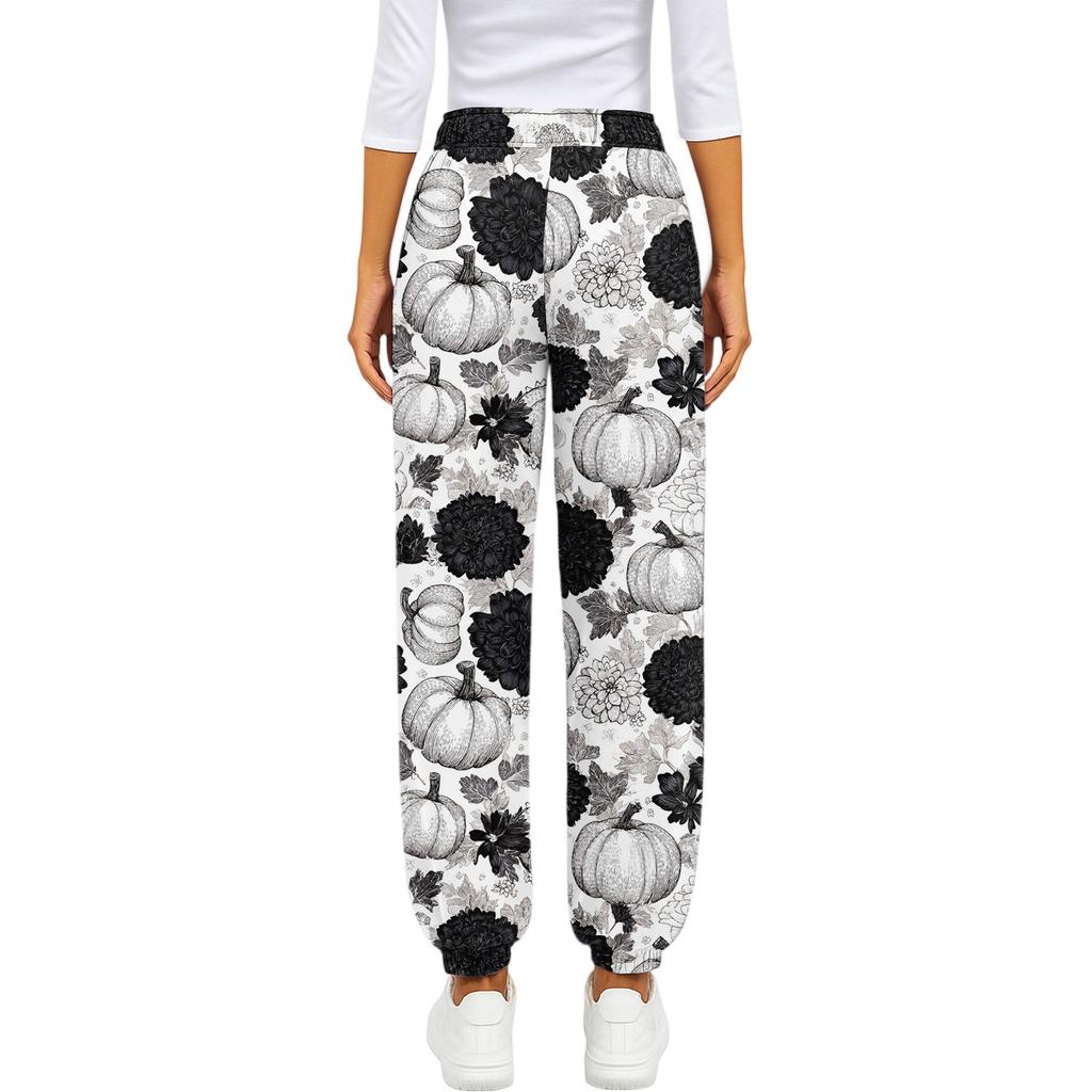 Kids Sport Halloween Day Printed Gradient Drawstring Pocket Casual Sweatpants Pants