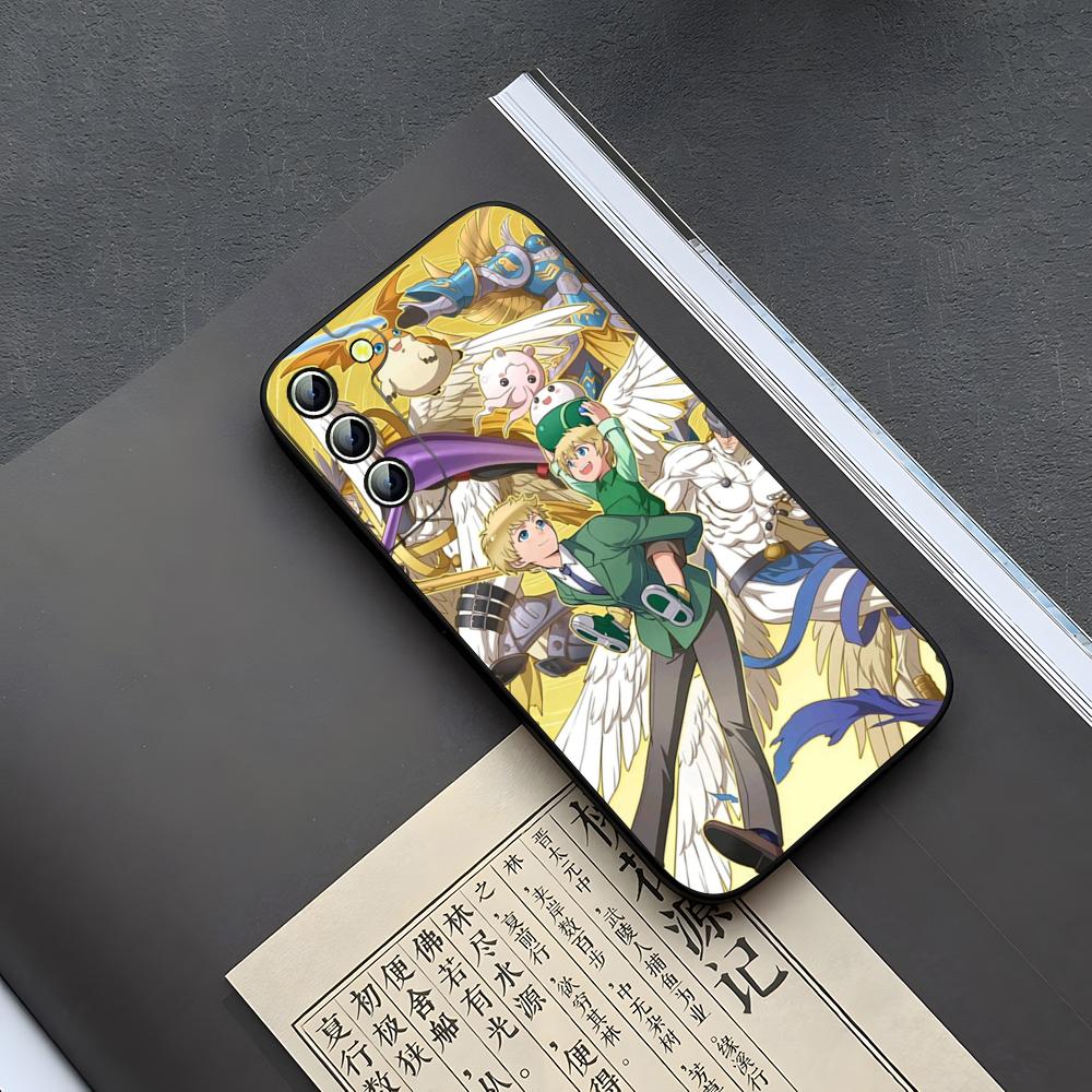 Anime Digimon Phone Case for Samsung Galaxy S24 S22 S23 S25 S21 Ultra Fe Plus M54 A16 A34 A54 A24 A52 A53 Coque
