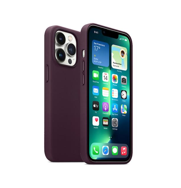 Магнитный кожаный чехол Magsafe для Apple IPhone 15 14 13 Pro Max Plus Mini, защитный чехол для беспроводной зарядки