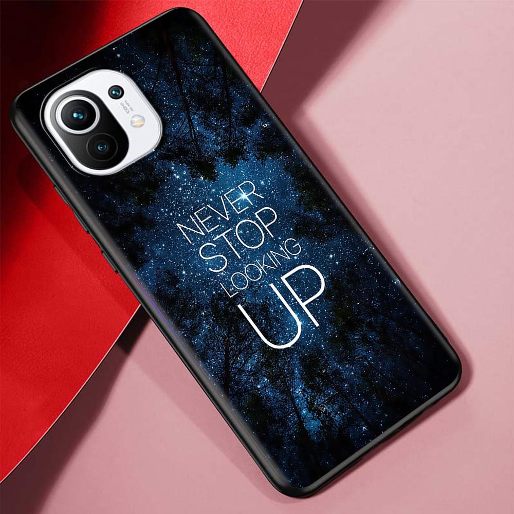 Вдохновляющие юмористические цитаты чехол для Xiaomi Mi 11 Ultra 11T 10T 9T Pro Note 10 A2 9 8 Lite A3 CC9E 10S CC9 черный мягкий чехол для телефона